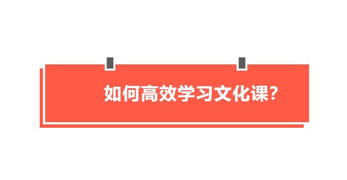 如何高效学习文化课？